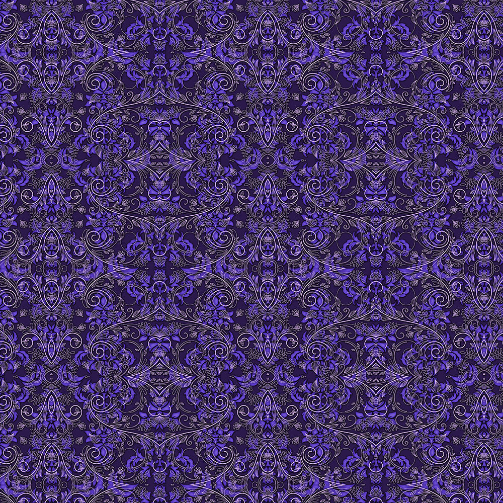 Purple Vines and Lace Digital Image Download