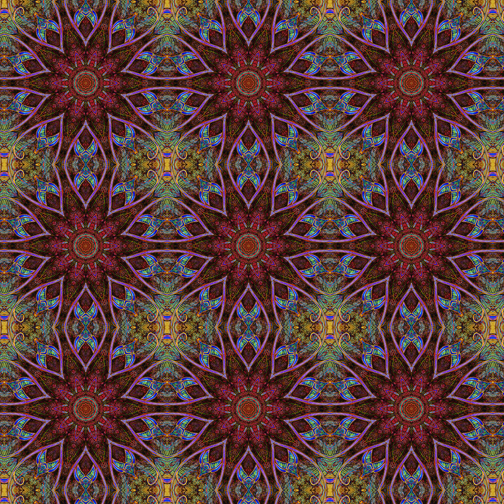 Purple Windy Kaleidoscope Digital Image Download
