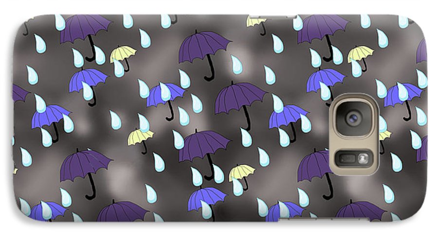Rain and Umbrellas - Phone Case