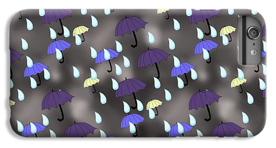 Rain and Umbrellas - Phone Case