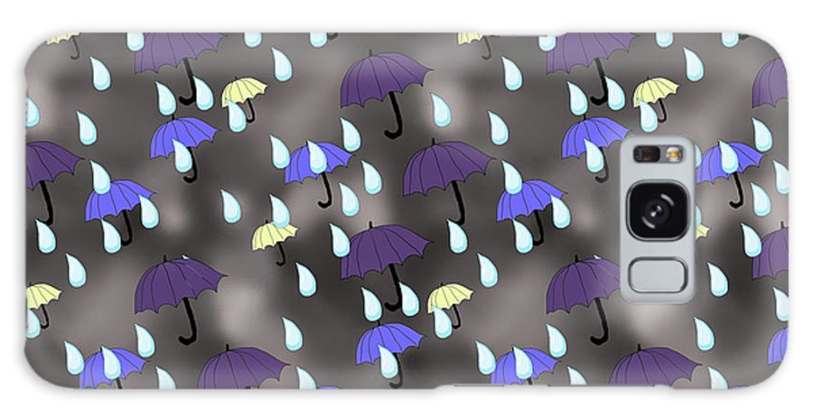 Rain and Umbrellas - Phone Case