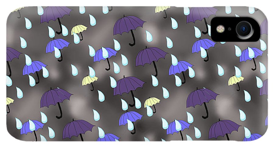Rain and Umbrellas - Phone Case