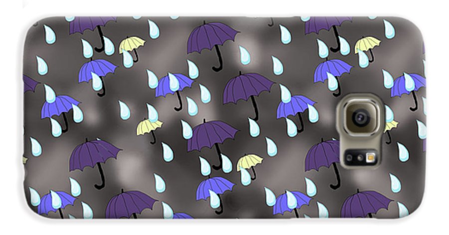 Rain and Umbrellas - Phone Case