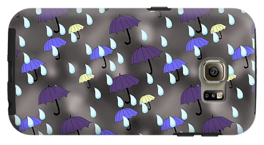 Rain and Umbrellas - Phone Case