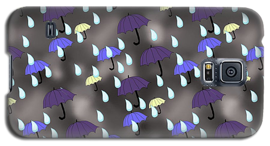 Rain and Umbrellas - Phone Case