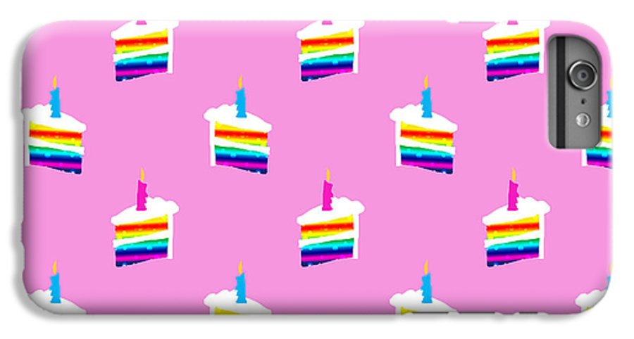 Rainbow Birthday Cake Pattern - Phone Case