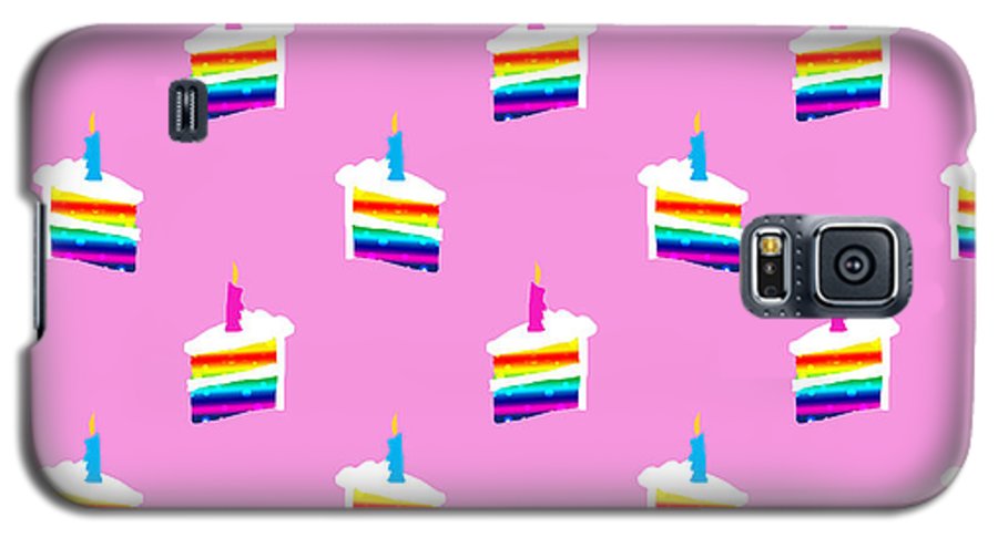 Rainbow Birthday Cake Pattern - Phone Case