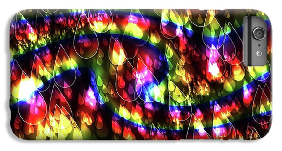 Rainbow Bokeh Raindrops - Phone Case