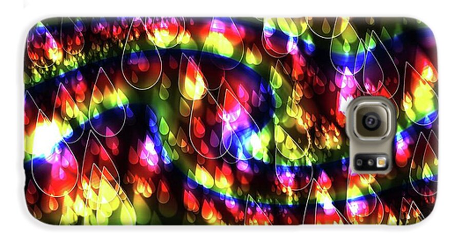 Rainbow Bokeh Raindrops - Phone Case