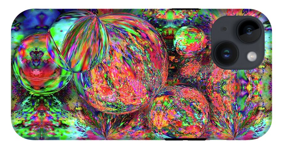 Rainbow Fractal Bubbles - Phone Case
