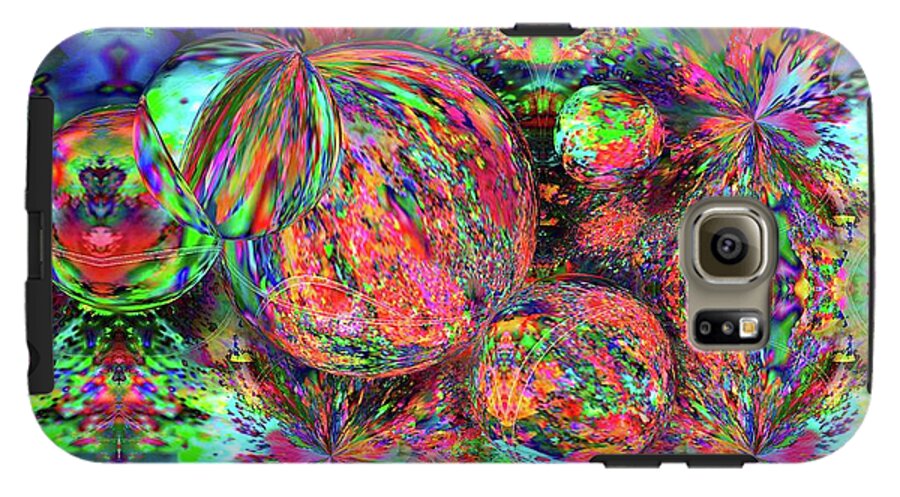 Rainbow Fractal Bubbles - Phone Case