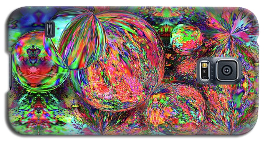 Rainbow Fractal Bubbles - Phone Case