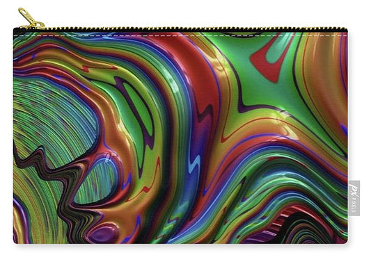 Rainbow Liquid Fractal - Carry-All Pouch