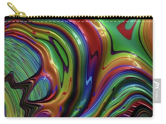 Rainbow Liquid Fractal - Carry-All Pouch