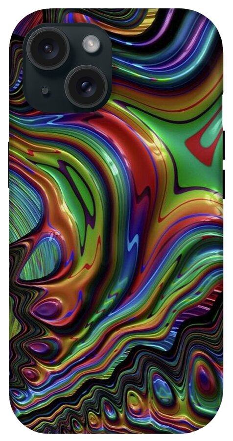 Rainbow Liquid Fractal - Phone Case