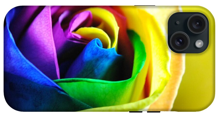Rainbow Rose 11 - Phone Case