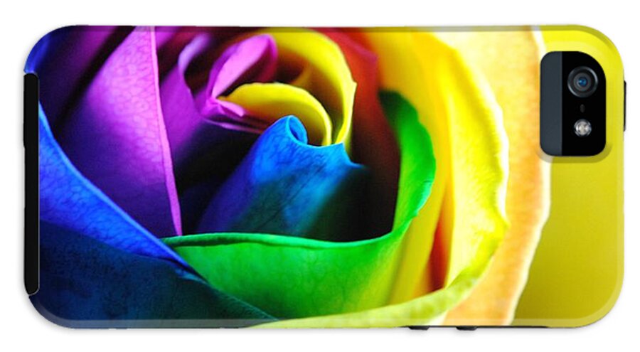 Rainbow Rose 11 - Phone Case