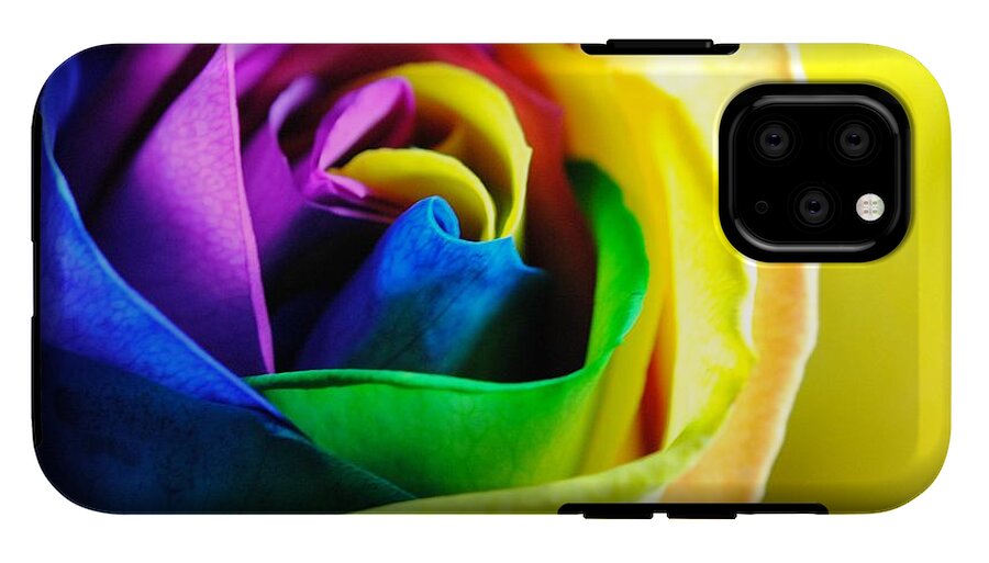 Rainbow Rose 11 - Phone Case