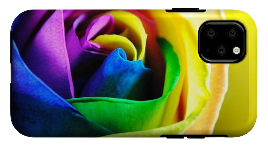 Rainbow Rose 11 - Phone Case