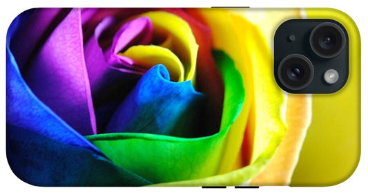 Rainbow Rose 11 - Phone Case