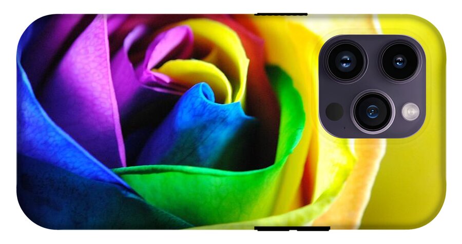 Rainbow Rose 11 - Phone Case