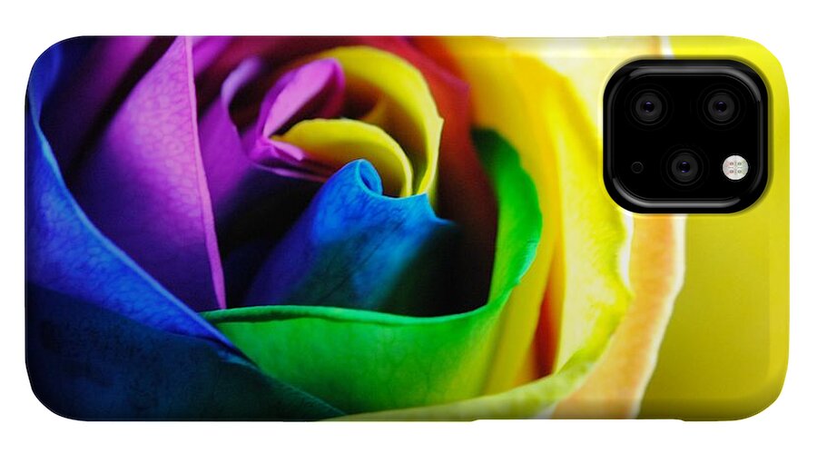 Rainbow Rose 11 - Phone Case