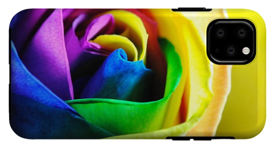 Rainbow Rose 11 - Phone Case