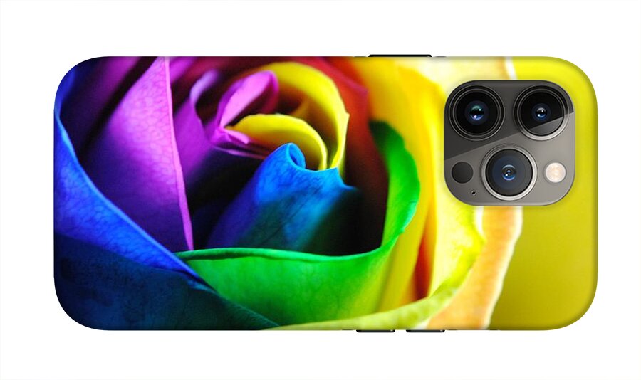 Rainbow Rose 11 - Phone Case
