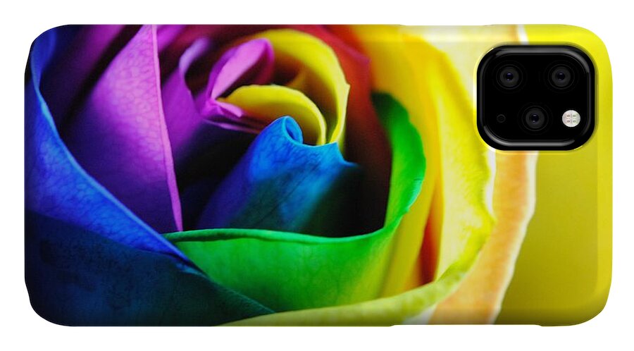 Rainbow Rose 11 - Phone Case