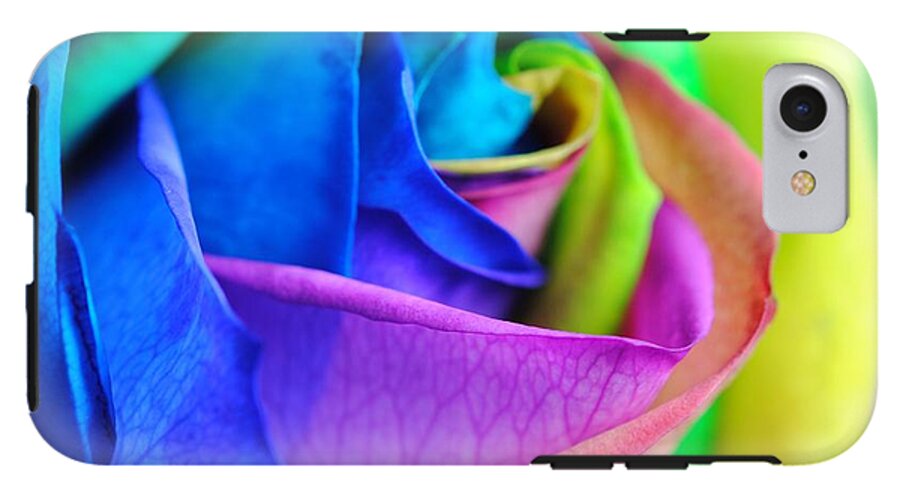 Rainbow Rose 13 - Phone Case