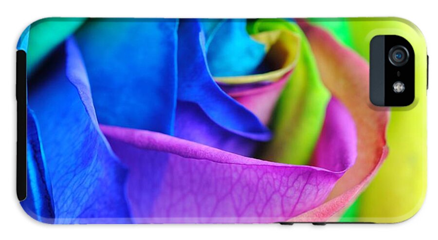 Rainbow Rose 13 - Phone Case