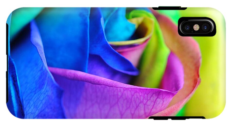 Rainbow Rose 13 - Phone Case