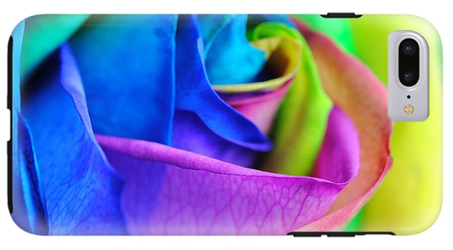 Rainbow Rose 13 - Phone Case