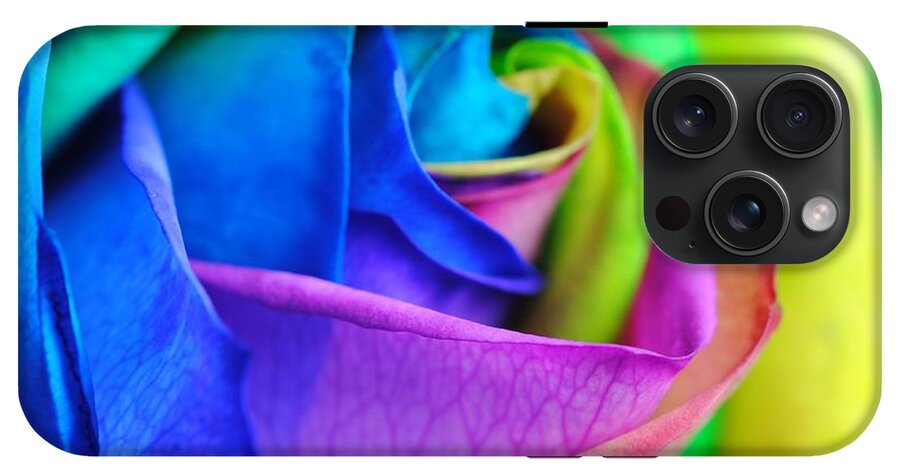 Rainbow Rose 13 - Phone Case