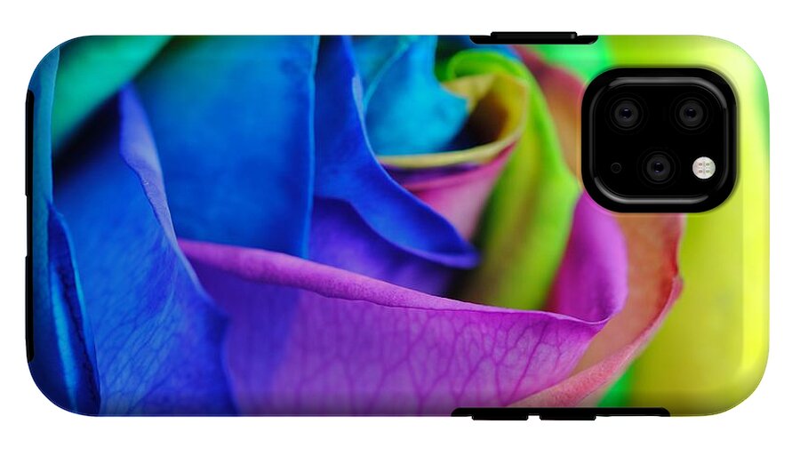 Rainbow Rose 13 - Phone Case