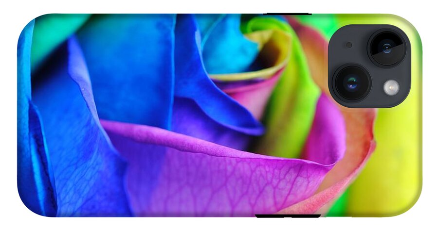 Rainbow Rose 13 - Phone Case