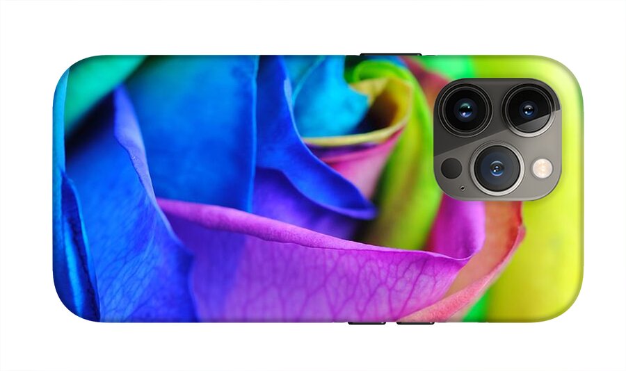 Rainbow Rose 13 - Phone Case