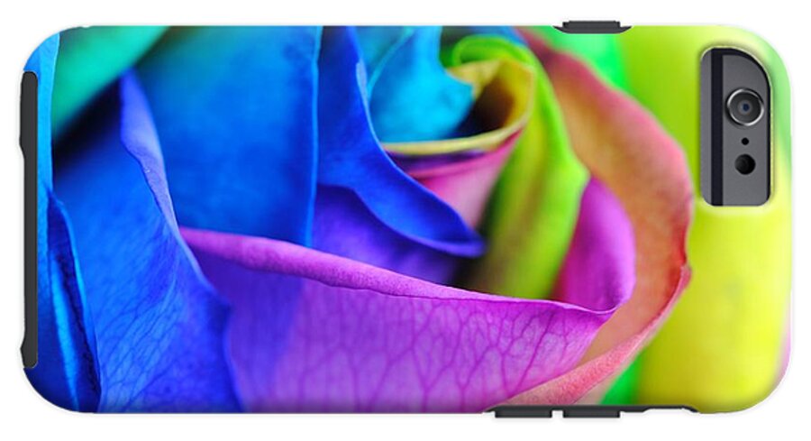 Rainbow Rose 13 - Phone Case
