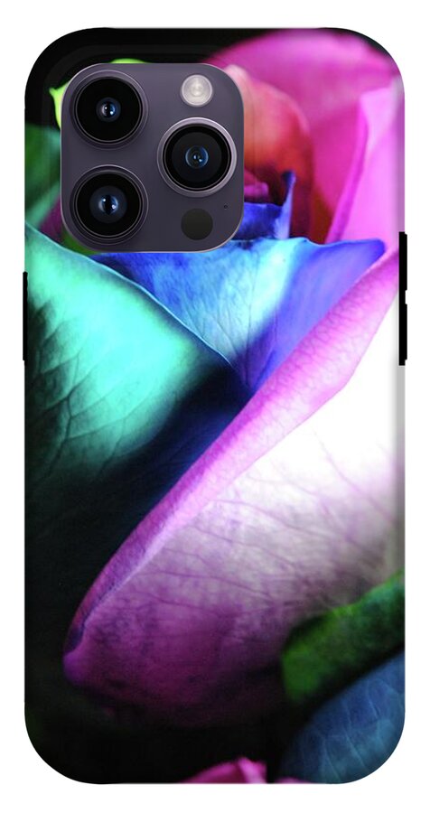 Rainbow Rose 14 - Phone Case