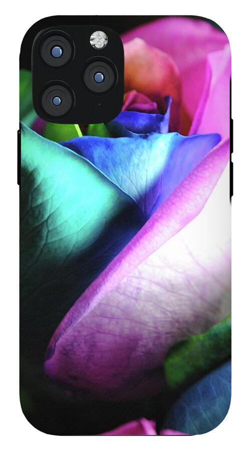 Rainbow Rose 14 - Phone Case