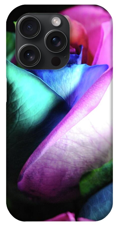 Rainbow Rose 14 - Phone Case