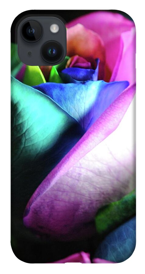 Rainbow Rose 14 - Phone Case