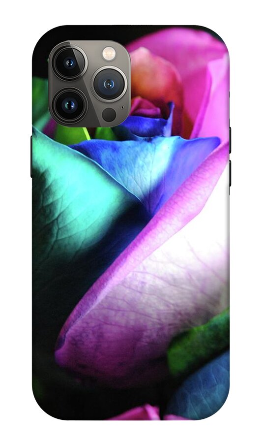 Rainbow Rose 14 - Phone Case