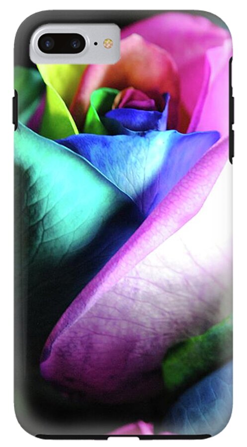 Rainbow Rose 14 - Phone Case