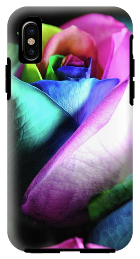 Rainbow Rose 14 - Phone Case