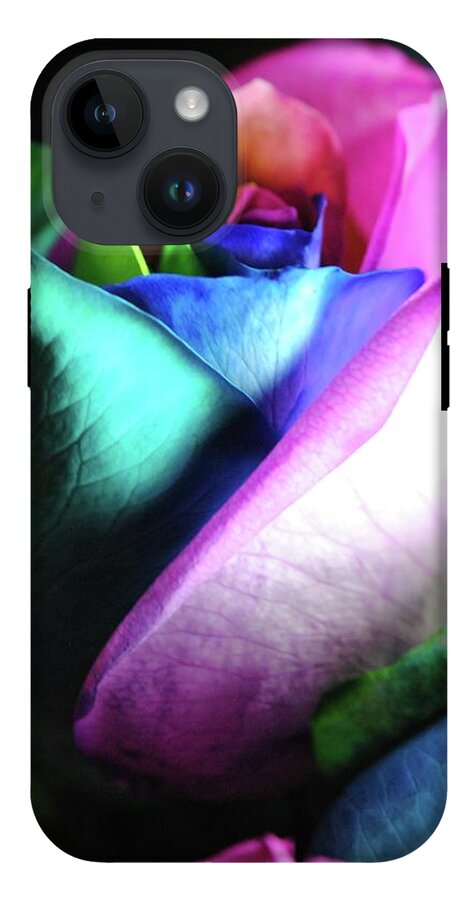 Rainbow Rose 14 - Phone Case