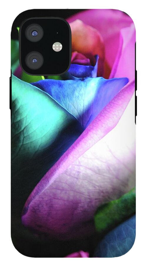 Rainbow Rose 14 - Phone Case