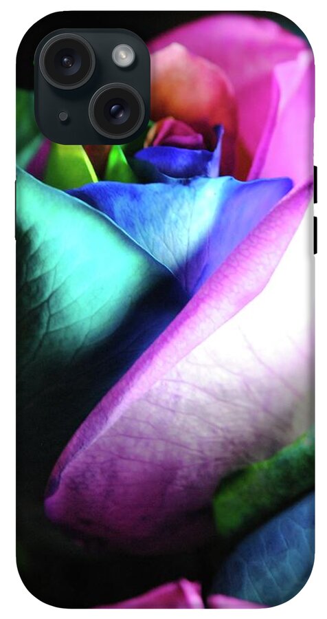 Rainbow Rose 14 - Phone Case
