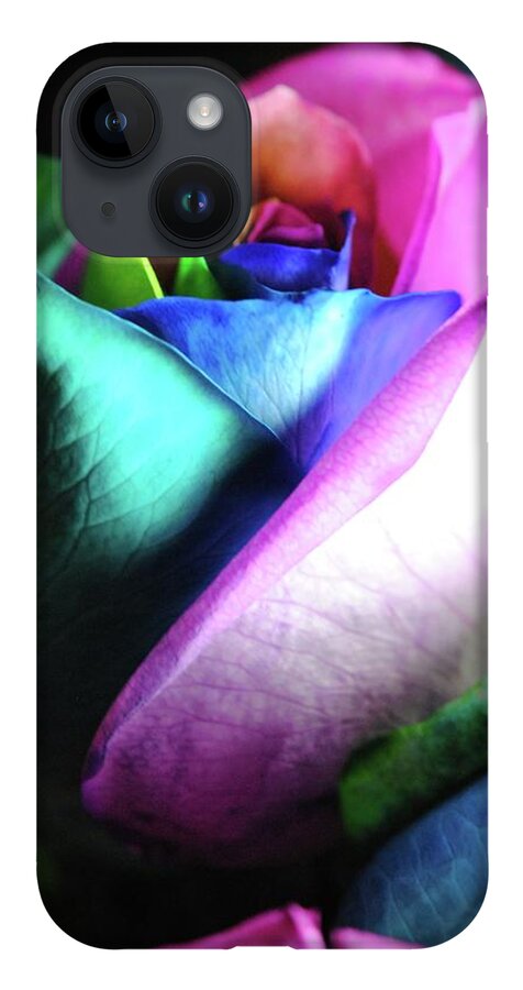 Rainbow Rose 14 - Phone Case