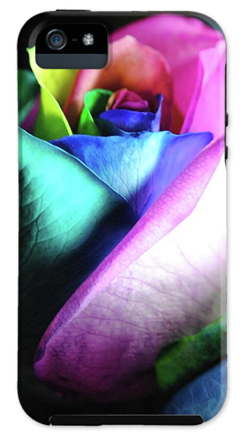 Rainbow Rose 14 - Phone Case